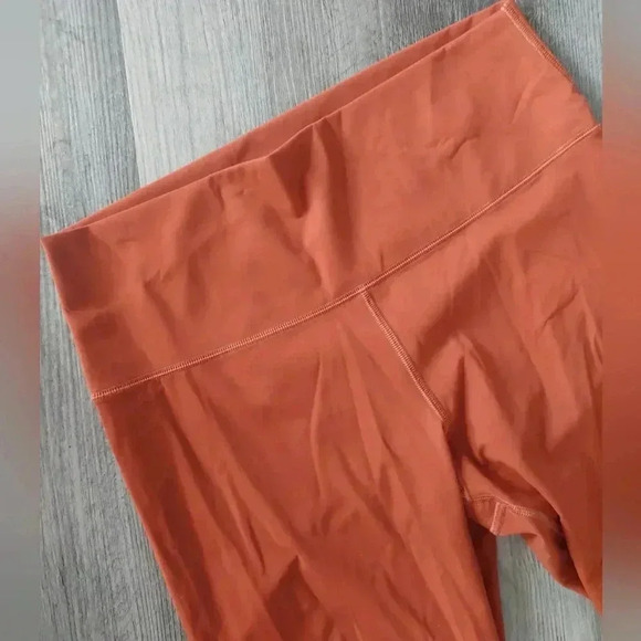 Everlane perform workout gym Full length Legging  Rust brick Sz xs - Picture 4 of 5